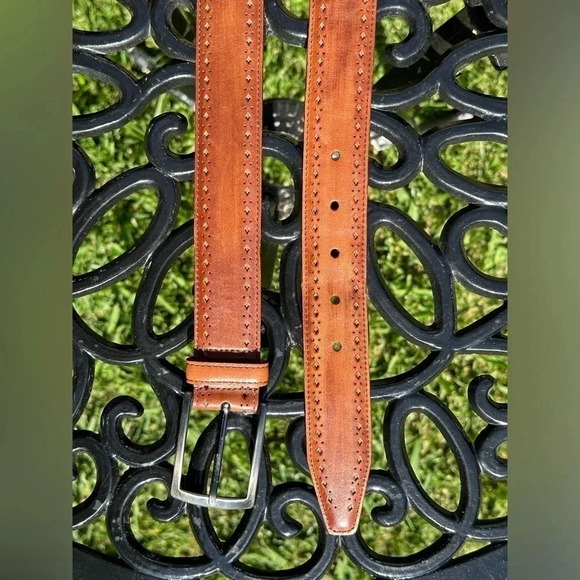 Calzoleria Toscana — Tan Leather Belt - Picture 4 of 4